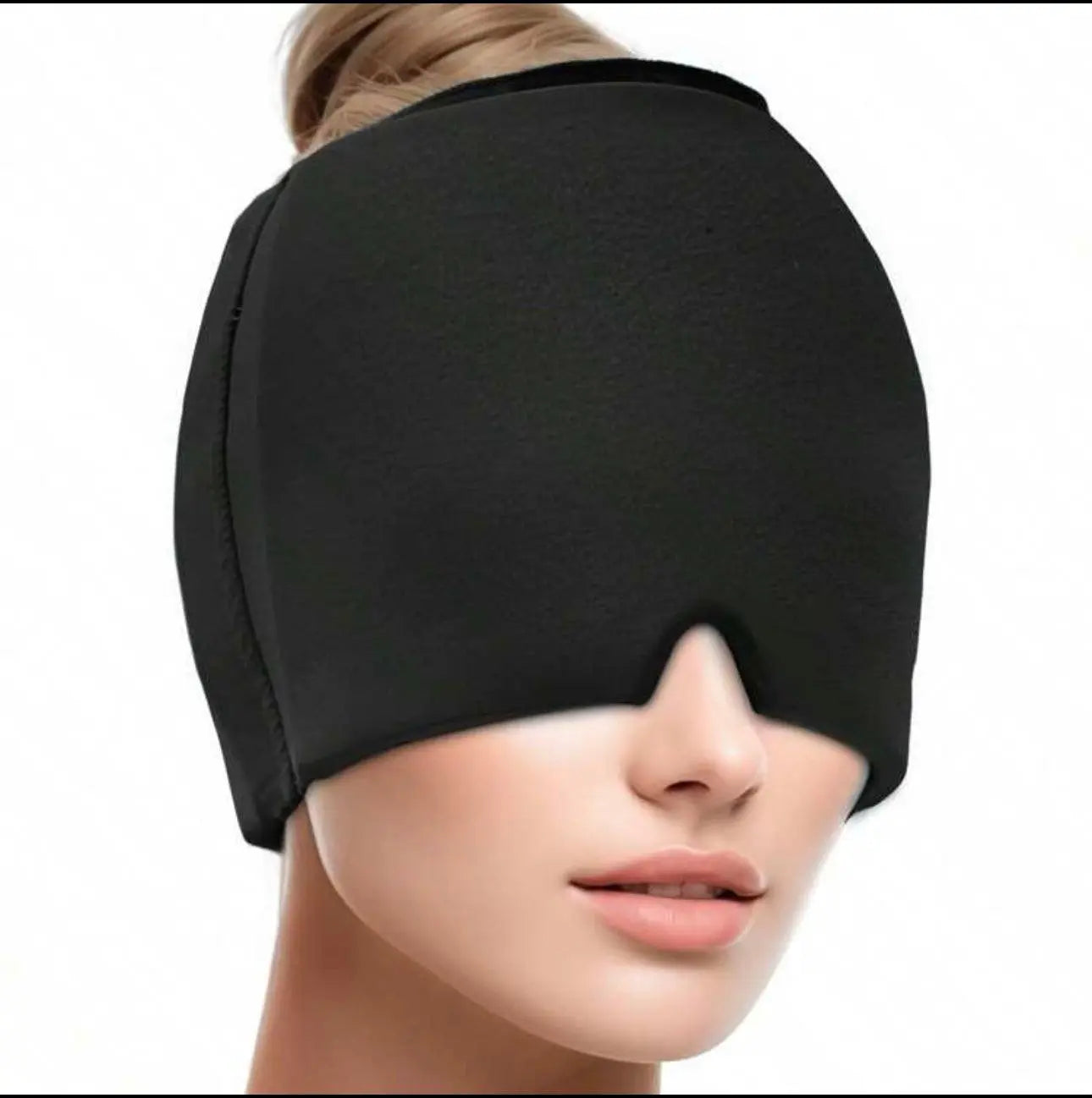 HeadEase™ Migraine Relief Cap — Instant Cooling Comfort for Head & Eyes Pursonic
