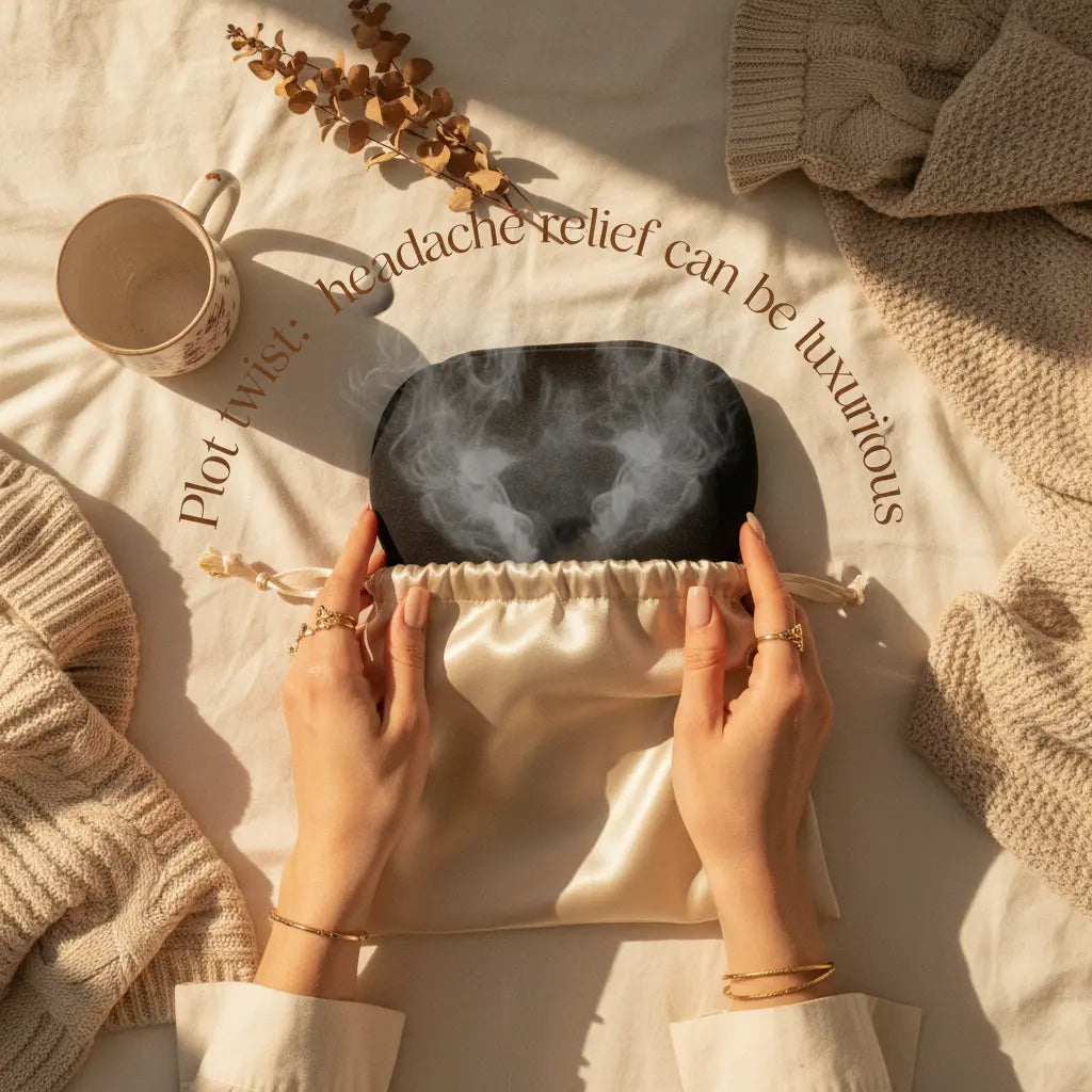 HeadEase™ Migraine Relief Cap — Instant Cooling Comfort for Head & Eyes Pursonic